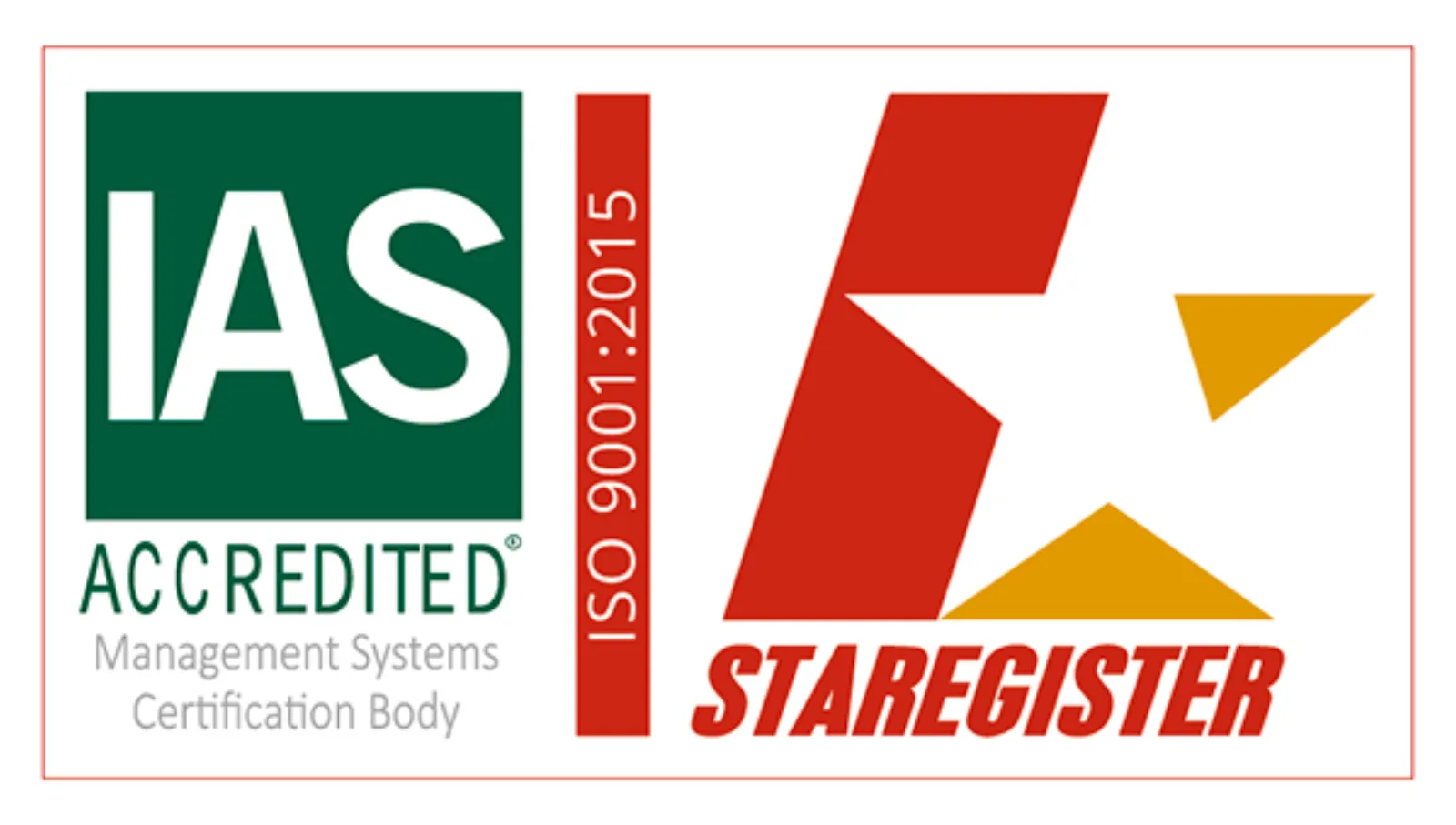 Certificación ISO 9001:2015 – STAR Register